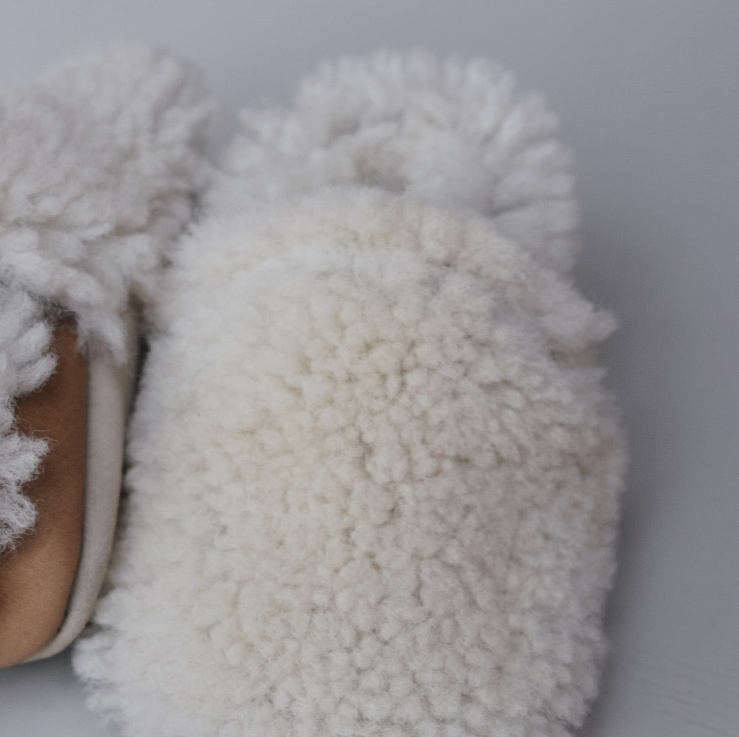 Fuzzy Loafers - natural