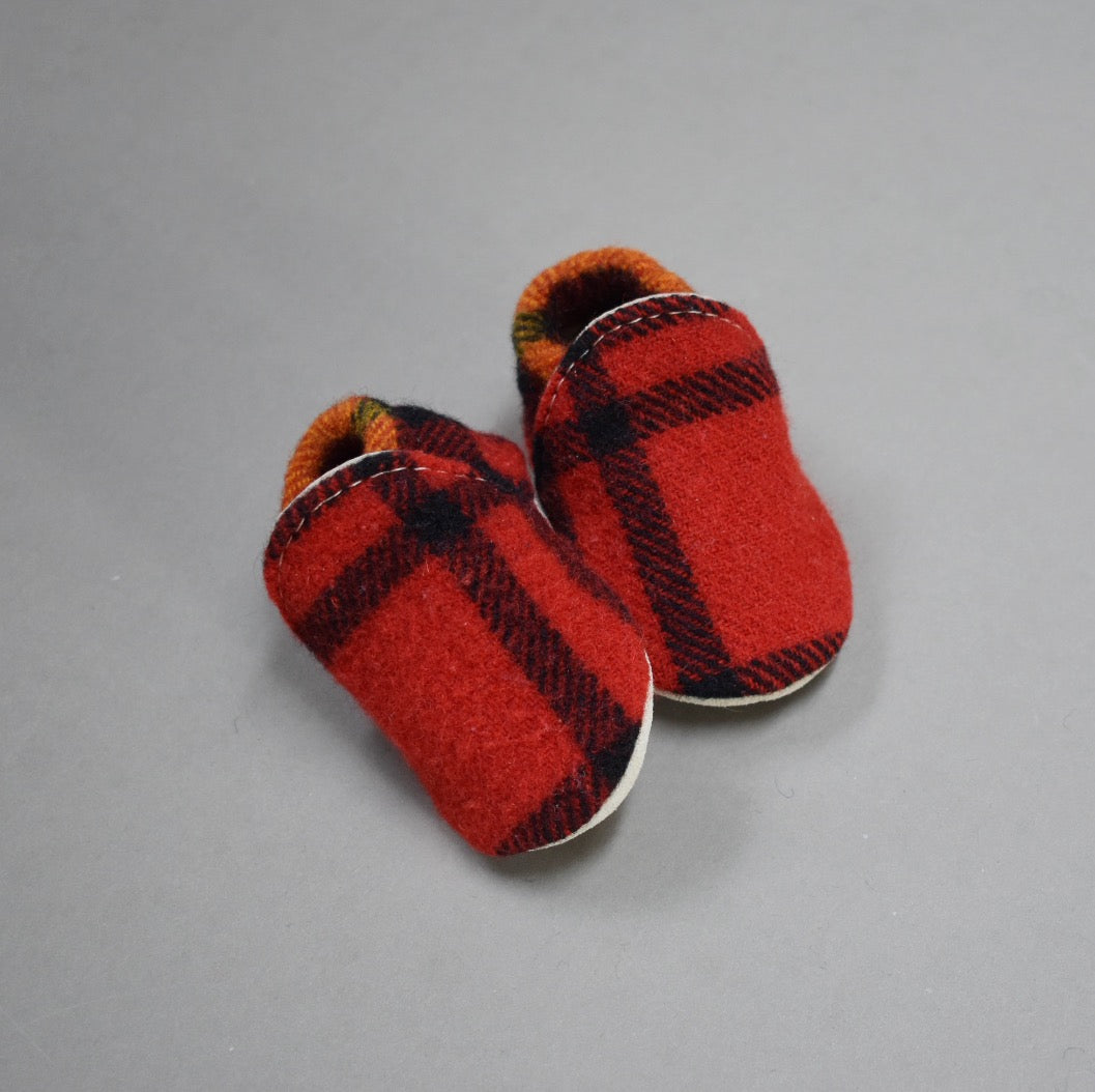 plaid wool loafers - Freja
