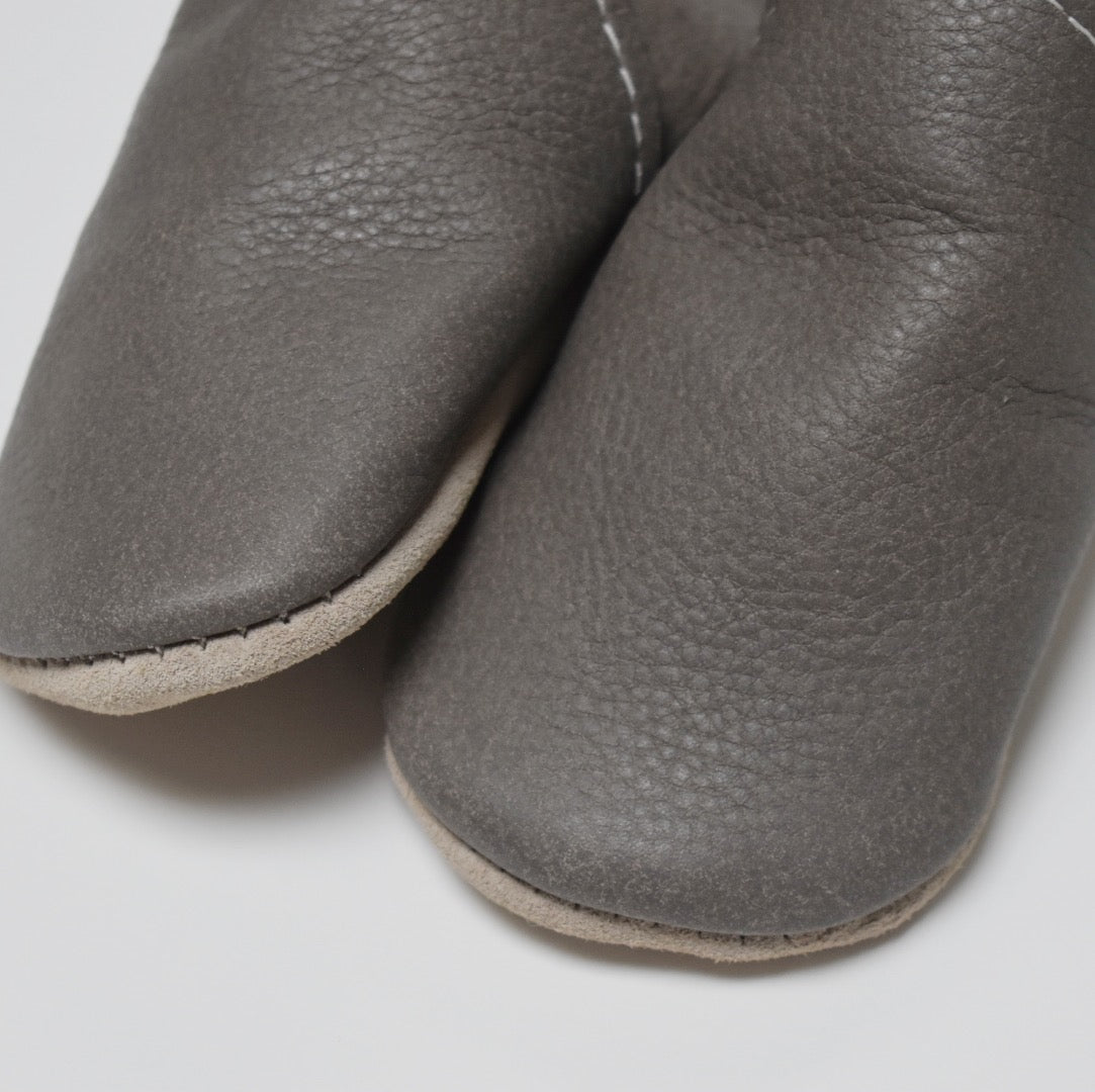 leather loafers - stone