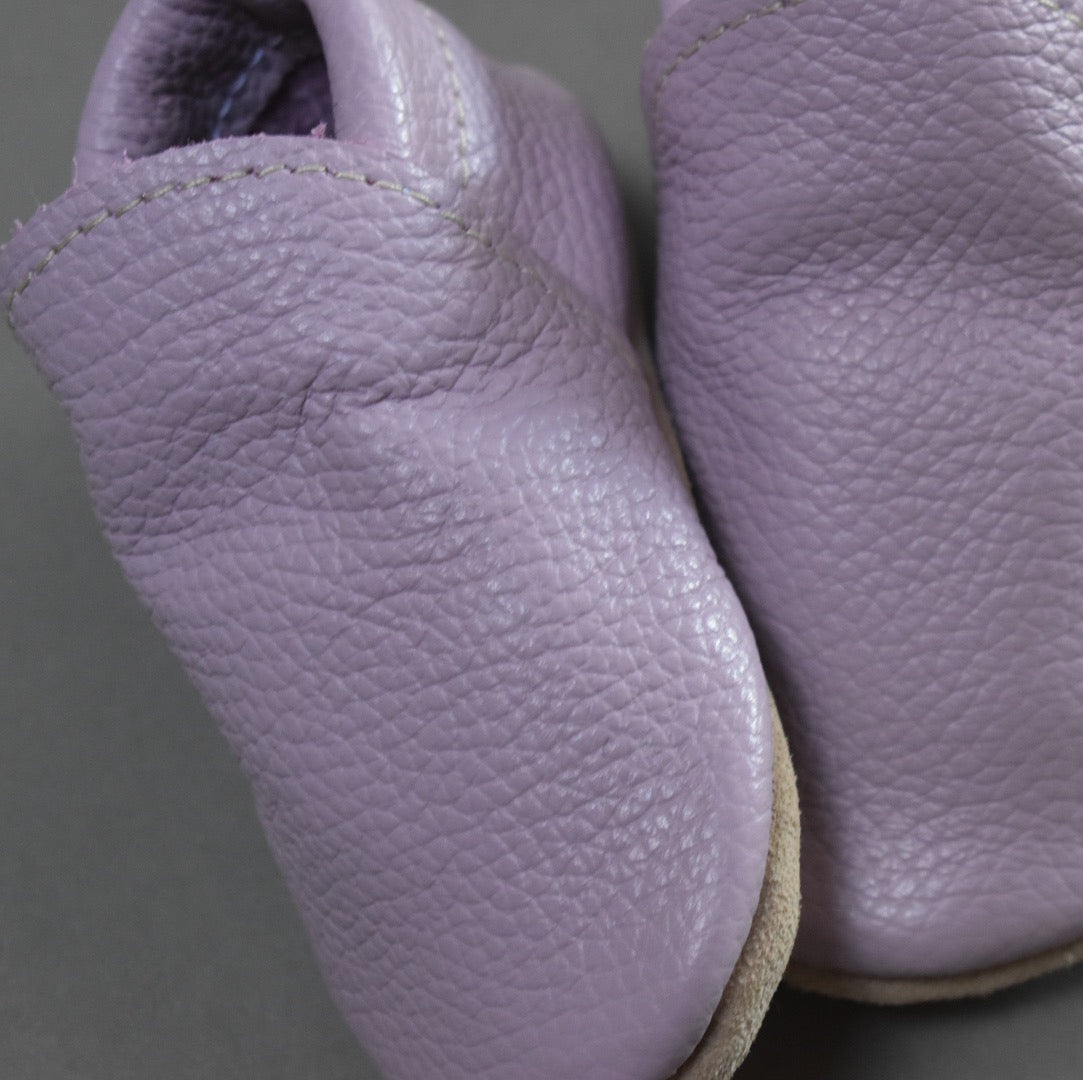 Leather Shoes - Lilac