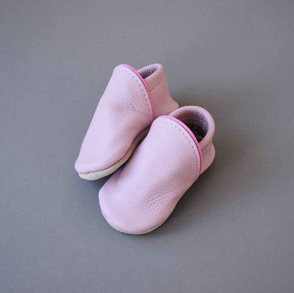 Leather Loafers - pink