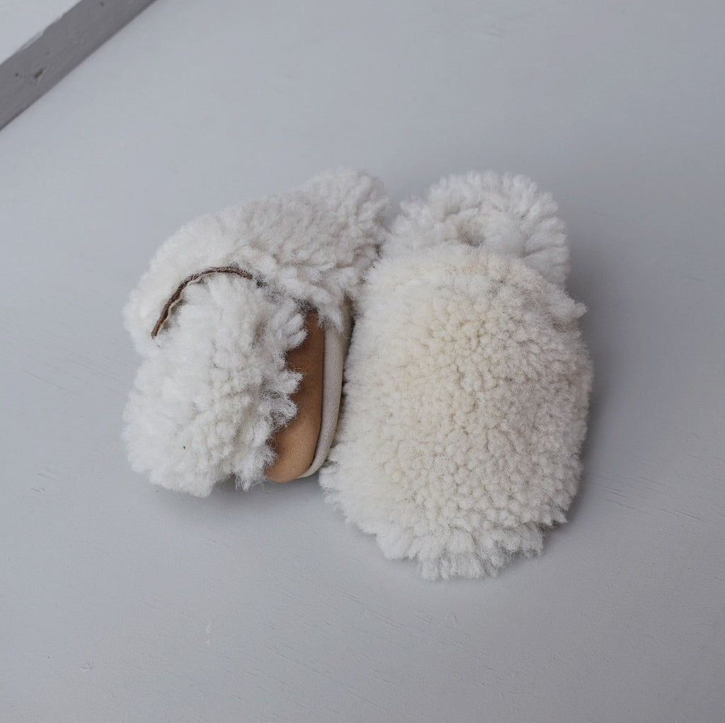 Fuzzy Loafers - natural
